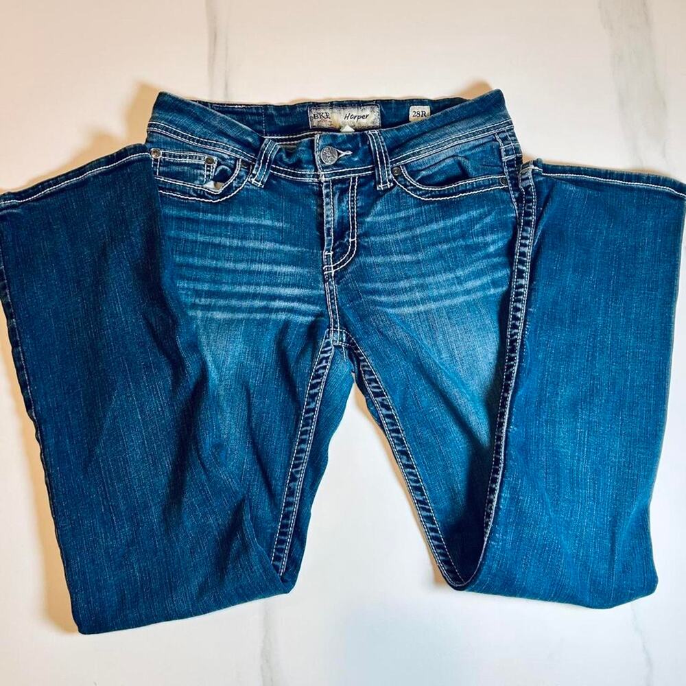 BKE Harper low rise bootcut dark wash jeans BKE Harper Bootcut 28 Regular